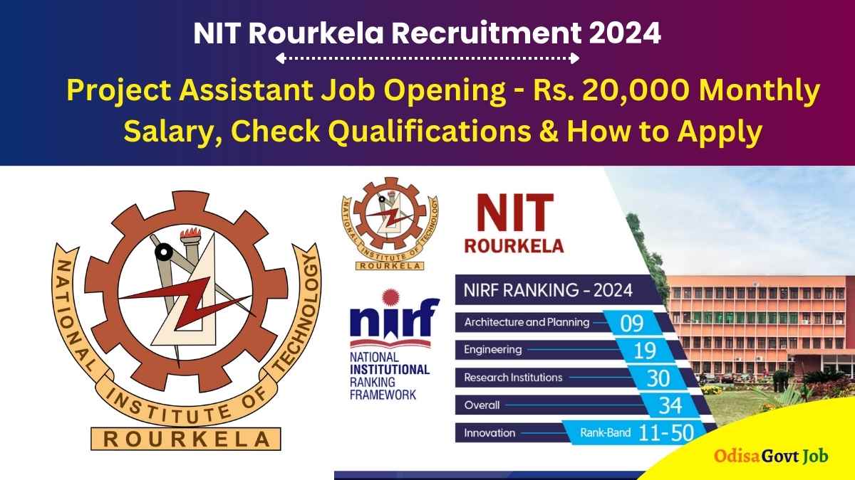 NIT Rourkela Recruitment 2024