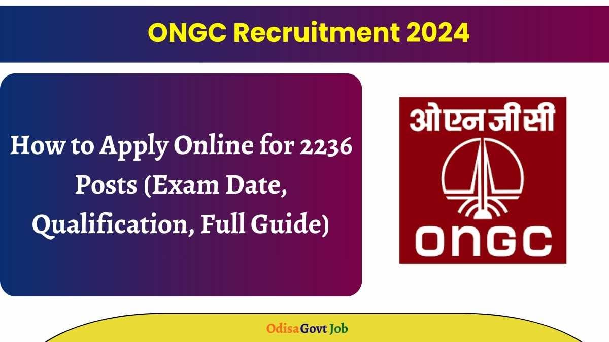 ONGC Recruitment 2024